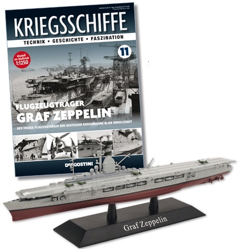 DeAgostini warships collection admiral graf spee ship 1:1250 scale diecast model